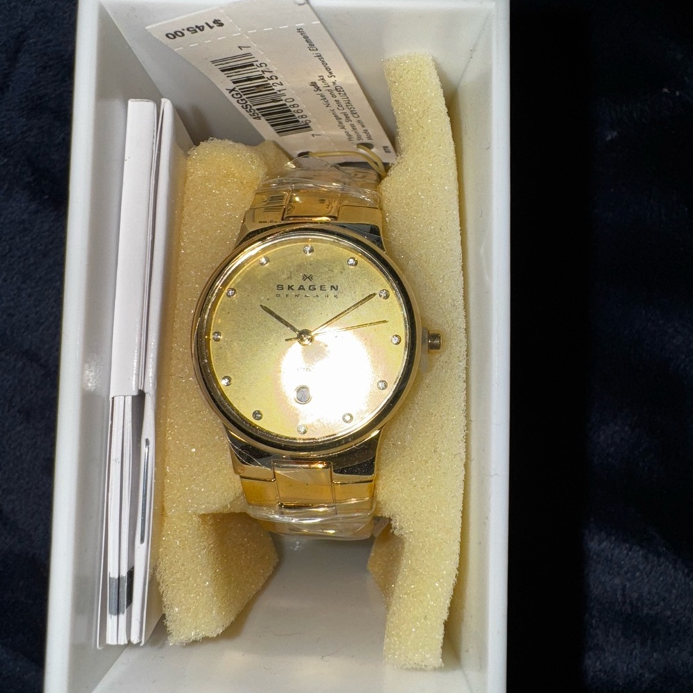 Skagen Gold and Silver Watch